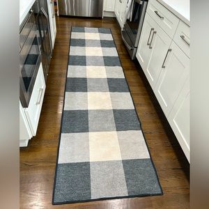 Ruggable Buffalo Plaid Black and White Rug